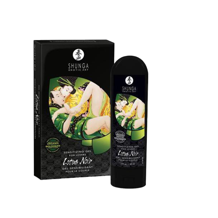 Gel sensibilisant pour couple Lotus Noir de Shunga