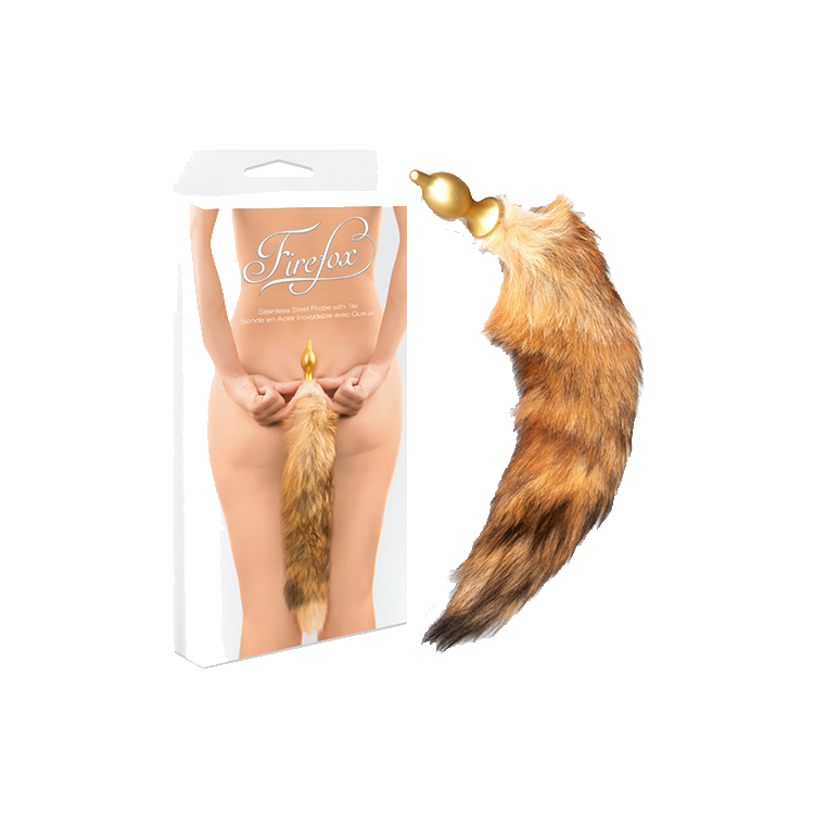 Fox tail - gold butt plug Sexy Surprise Fox tail - gold butt plug Sexy Surprise