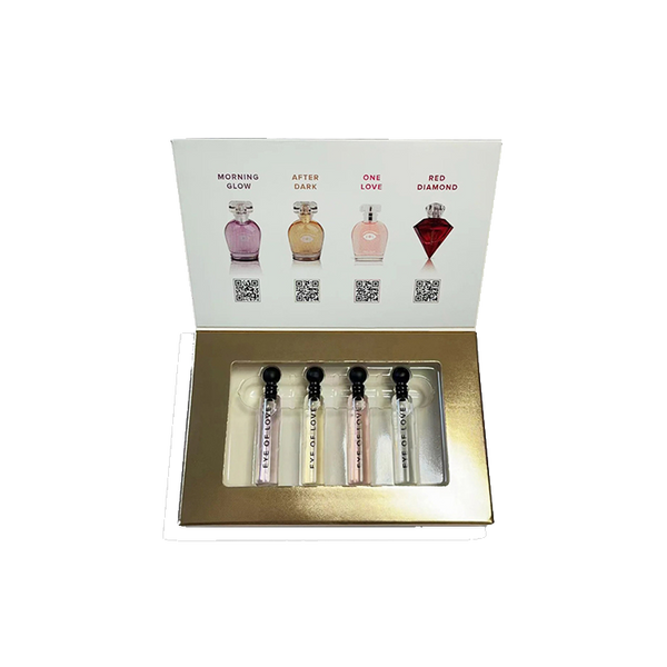 ensemble de 4 échantillons de parfums aux phéromones